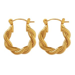 twist earrings