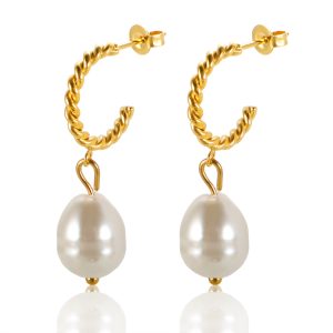 pearl earrings