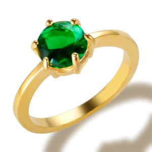 green color cz rings