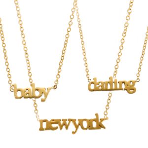 alphabet necklace