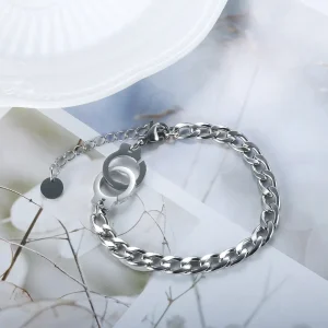 MSXB 282 mens magnetic stainless steel bracelets
