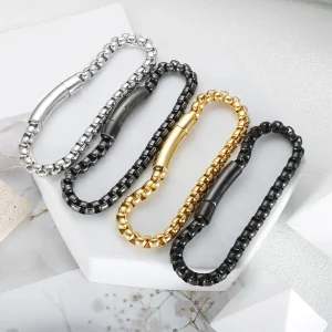 MSXBGJ294 mens magnetic stainless steel bracelets