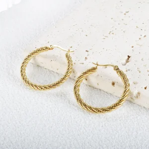 MSXEBL0786 Hoop earrings