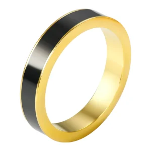 MSXRFF1077 Black Stainless Steel Rings